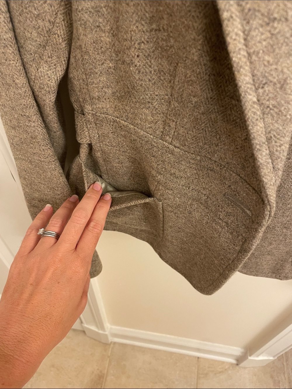 J. Crew Beige-Brown Tweed Blazer - Picture 3 of 4